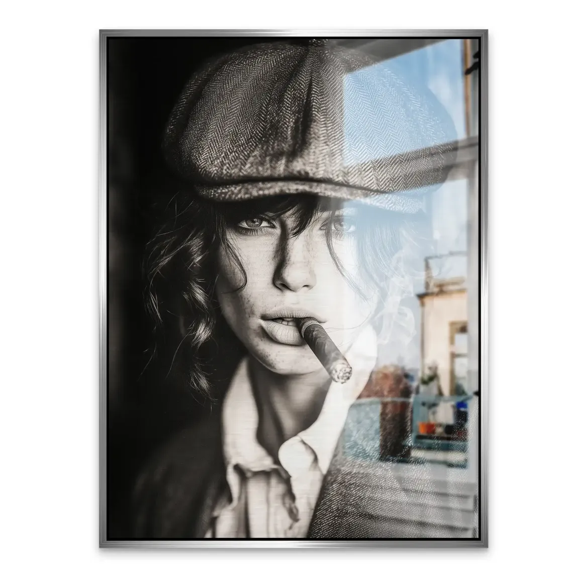 Beauty of Smoke and Silence Aludibond Gebürstet INGALERIE