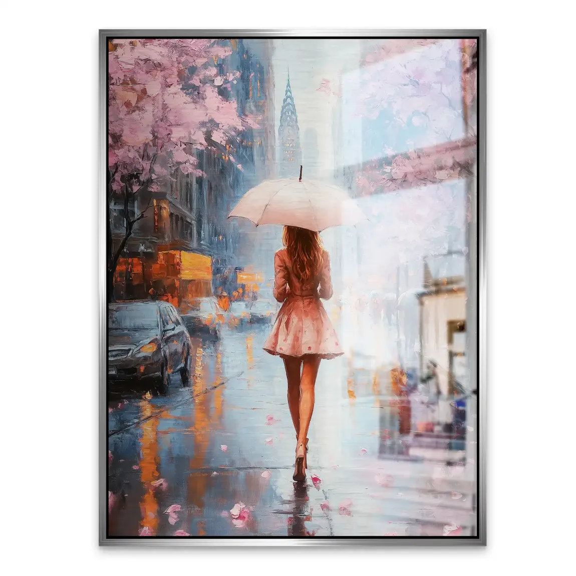 Color of Rain Aludibond Gebürstet Bild INGALERIE