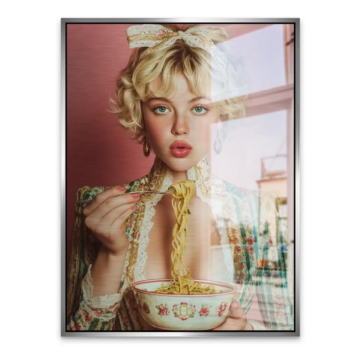 La Dolce Noodle Lady Alu Gebürstet Bild
