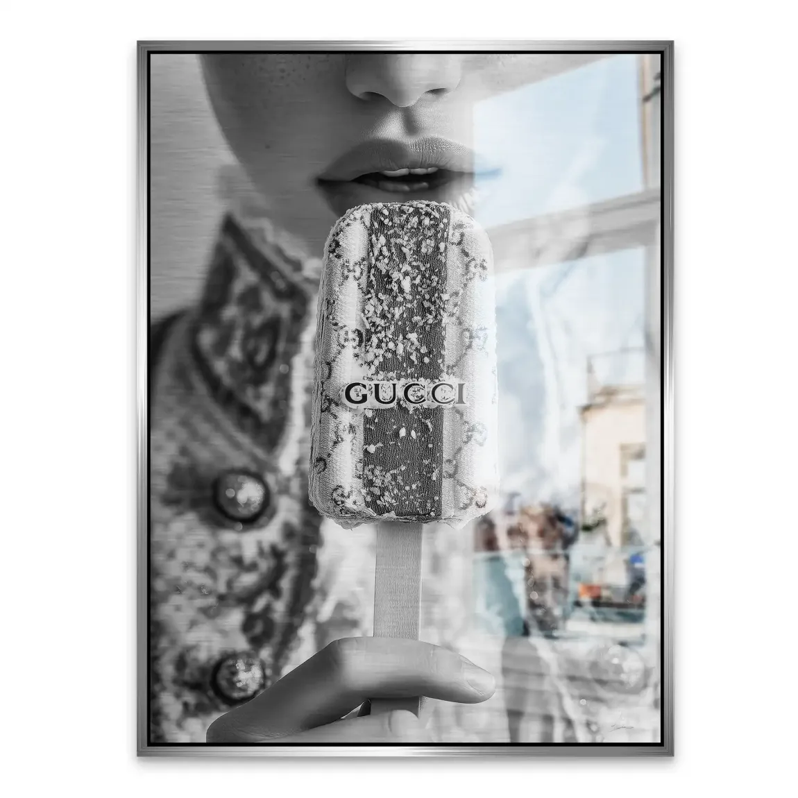 Gucci Ice Couture Noir Alu Gebürstet Bild