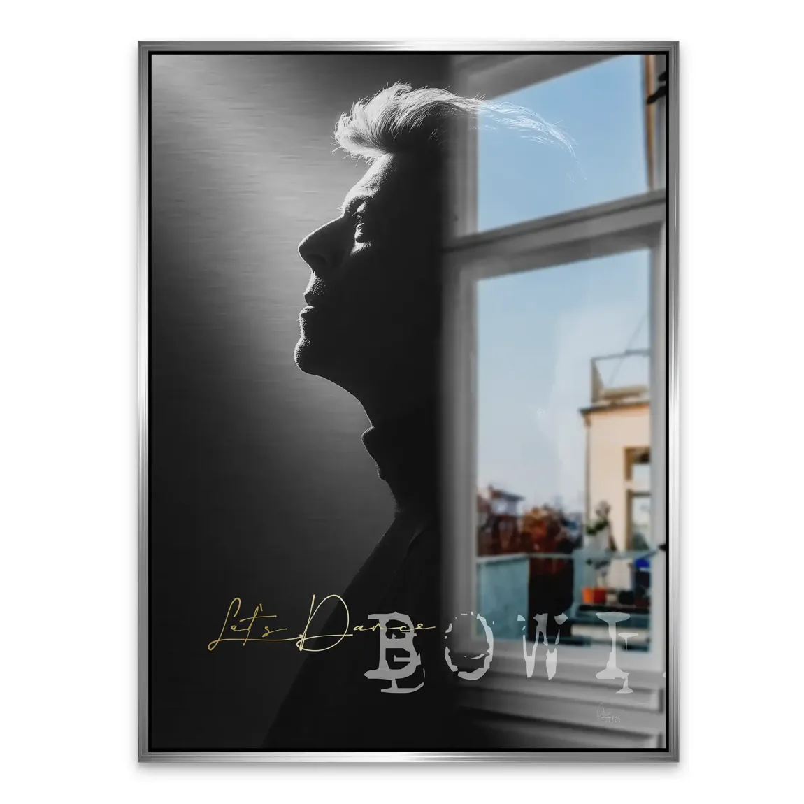 David Bowie Dance Alu Gebürstet Bild