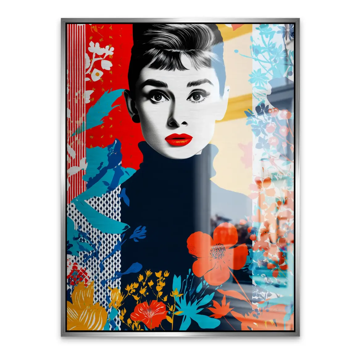 Audrey Hepburn Bloom Edition Aludibond Gebürstet INGALERIE