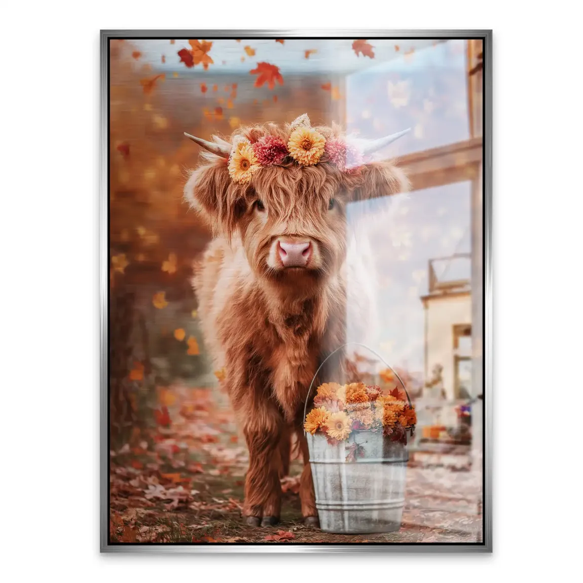 Herbstliebe Highland Alu Gebürstet Bild