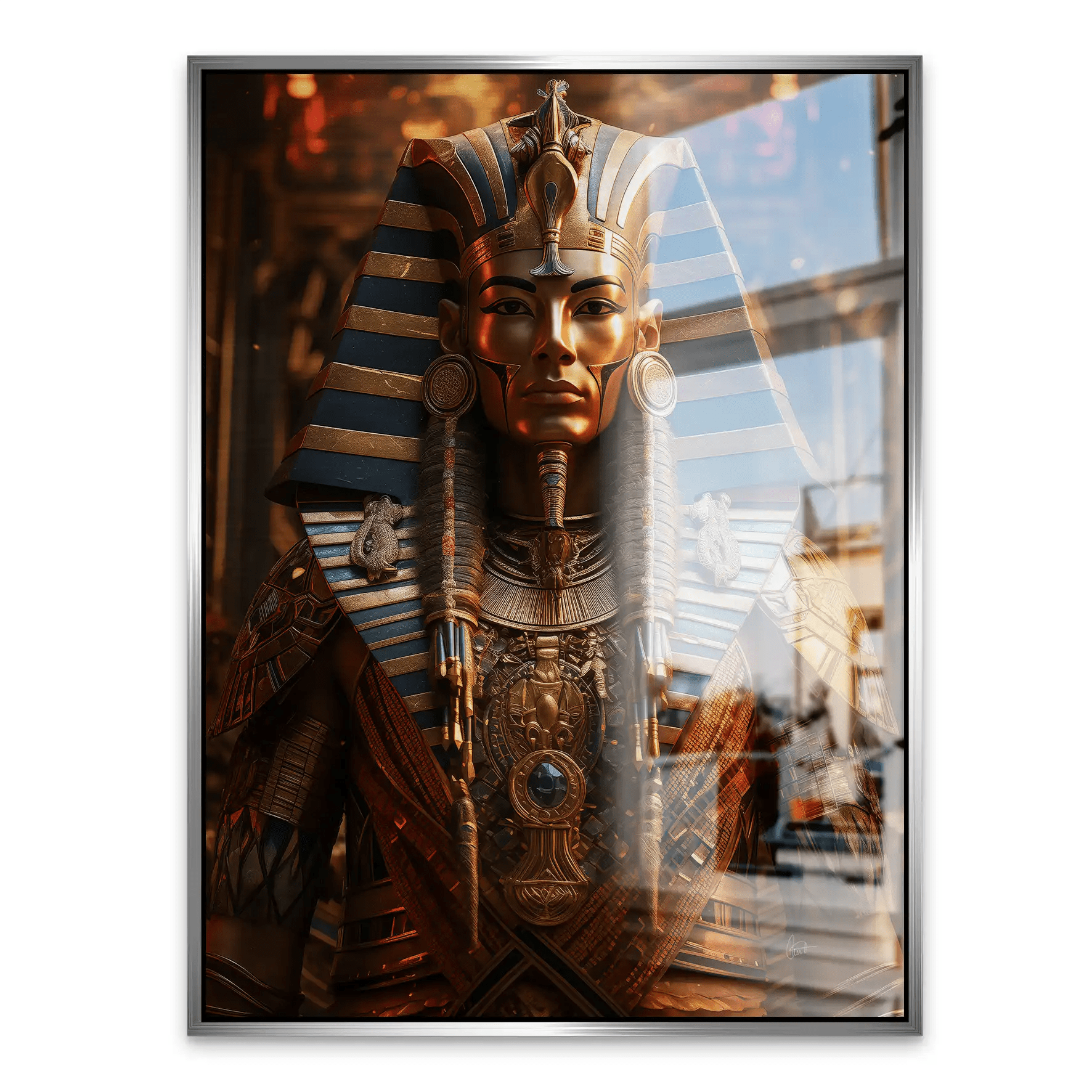 Legacy of the Pharaoh Alu gebürstet Bild INGALERIE