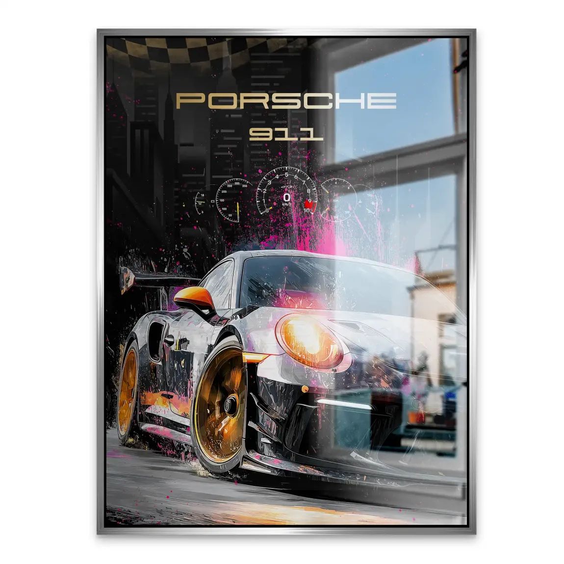 Porsche 911 GT3 Touch of Speed Alu Gebürstet Bild