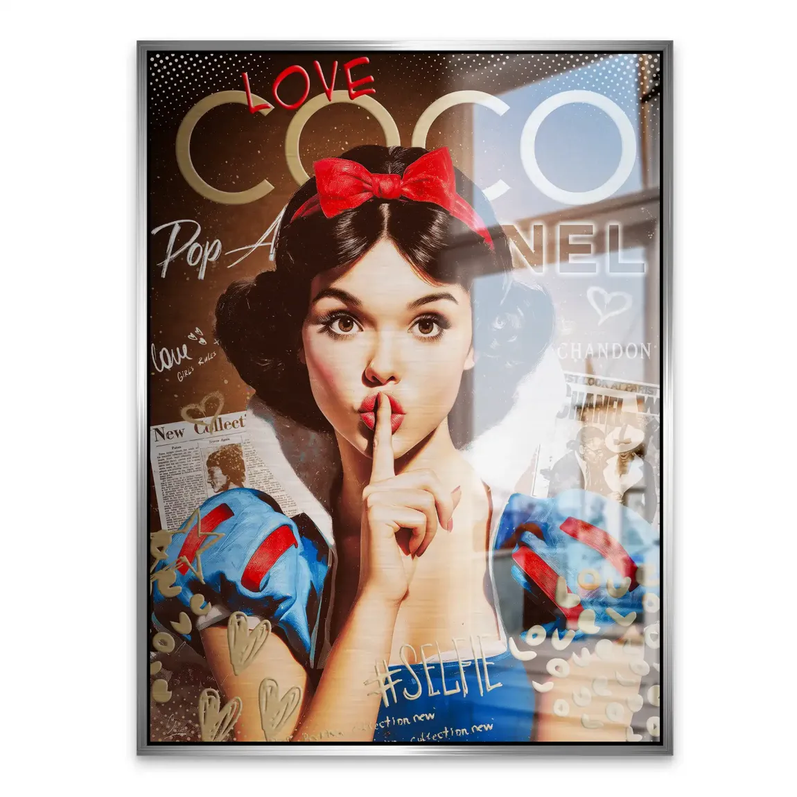 Schneewittchen Coco Glam Alu Gebürstet Bild