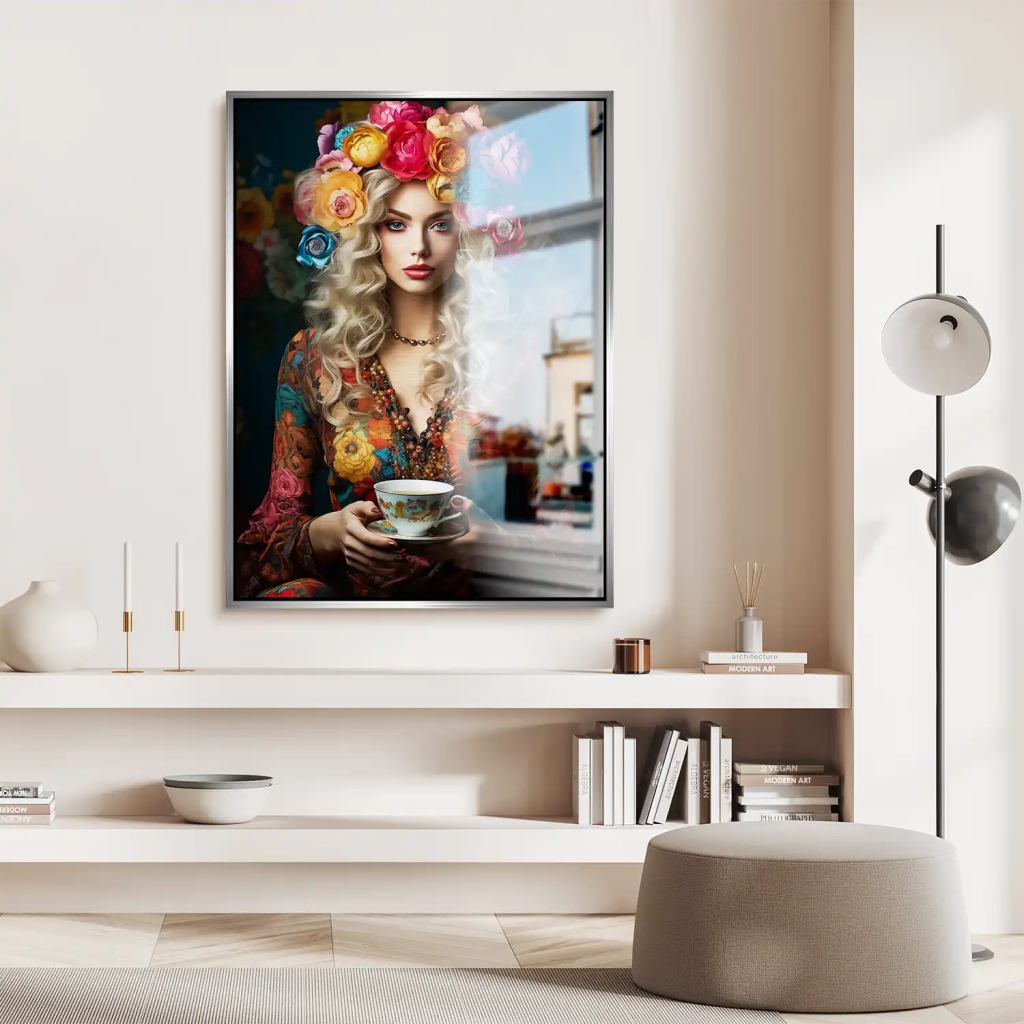Beauty Bohemian Flower Alu Gebürstet Bild INGALERIE