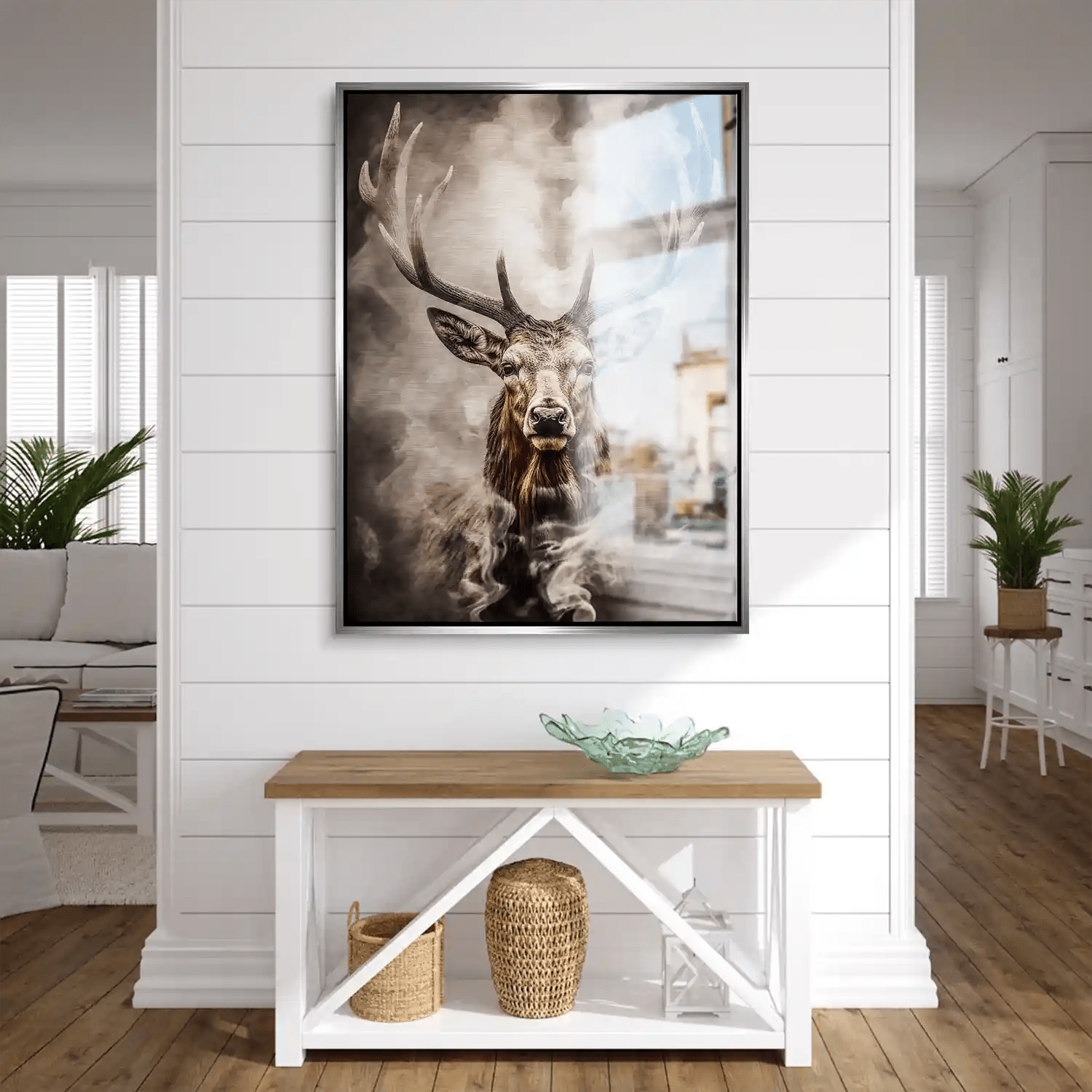 Hirsch Modern Aludibond Gebürstet INGALERIE