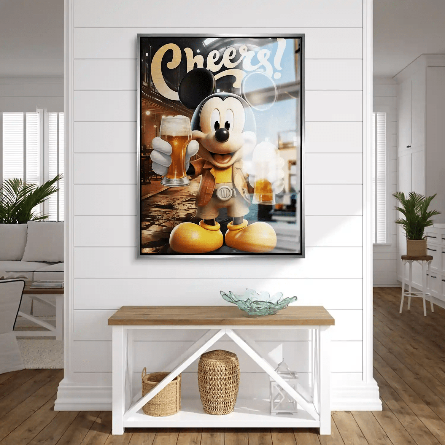 Micky Cheers Aludibond Gebürstet INGALERIE