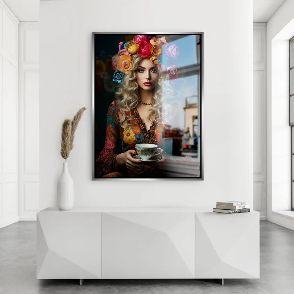 Beauty Bohemian Flower Alu Gebürstet Bild INGALERIE