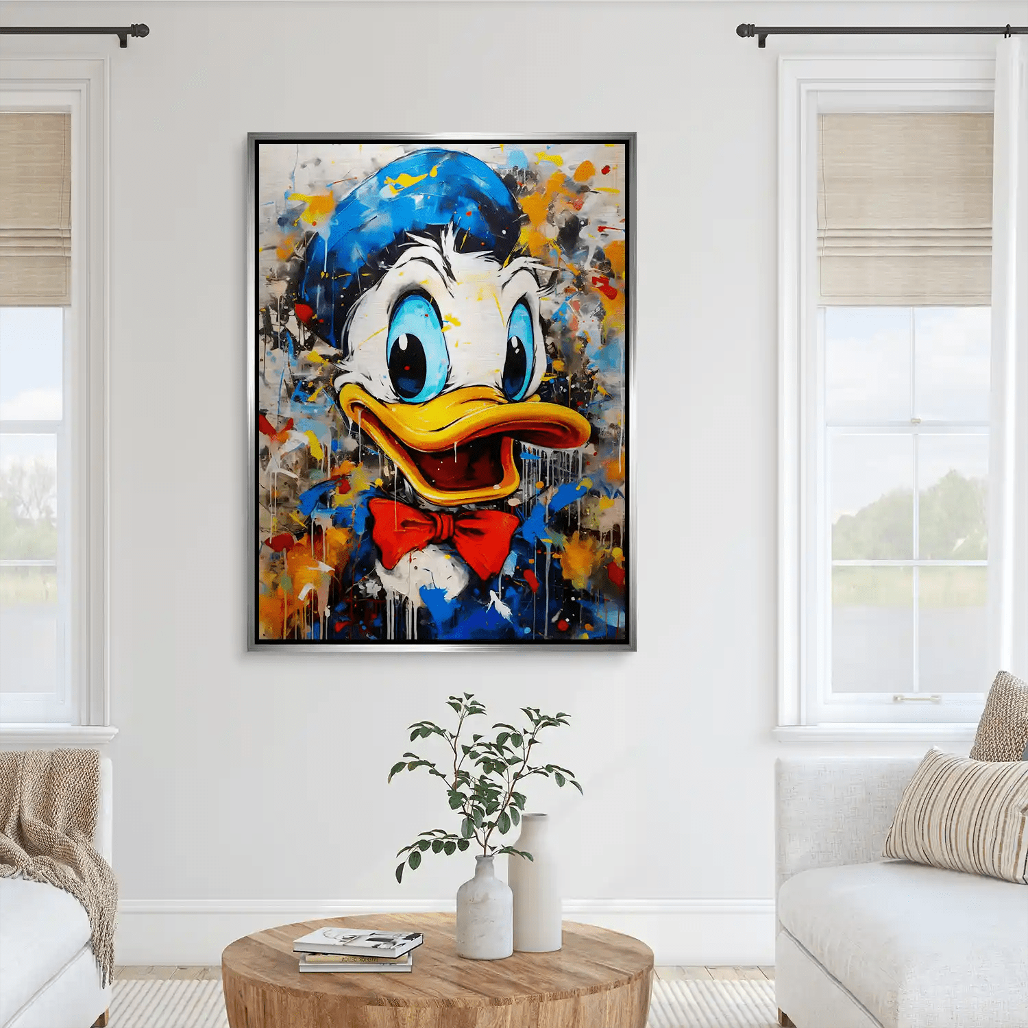 Donald Abstrakt Style Aludibond Gebürstet INGALERIE