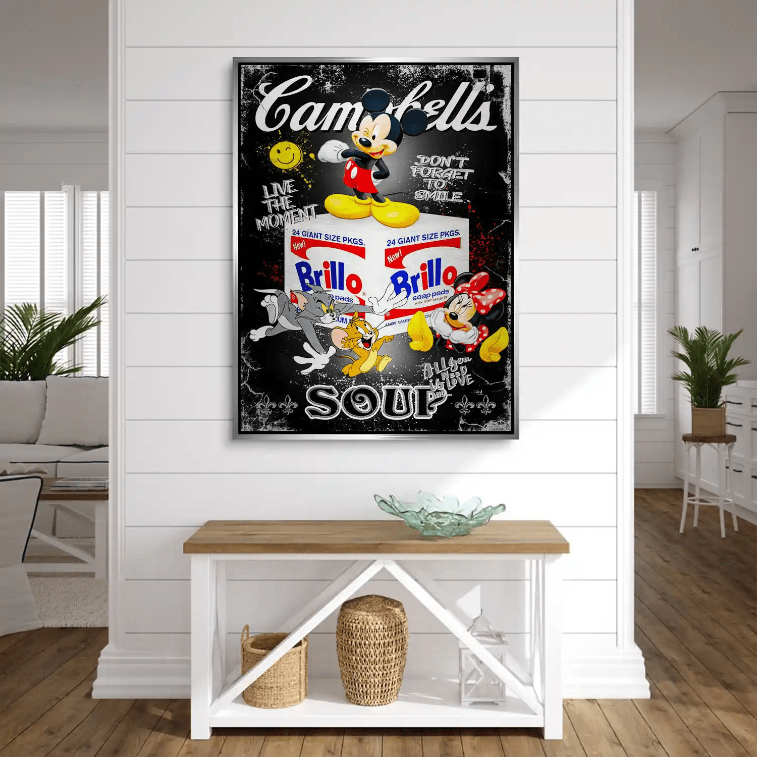 Micky Brillo Box Pop Art Alu Gebürstet INGALERIE