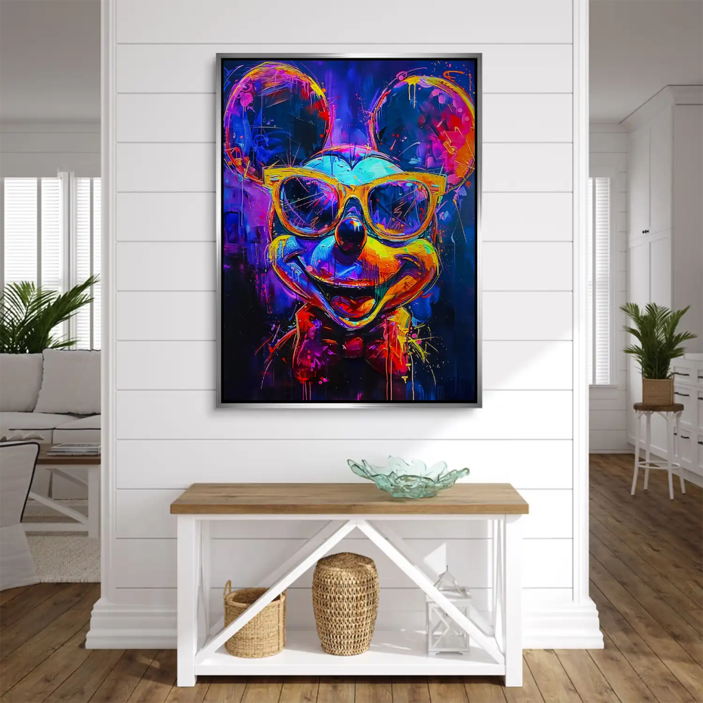 Micky Abstrakt Color Aludibond Gebürstet INGALERIE