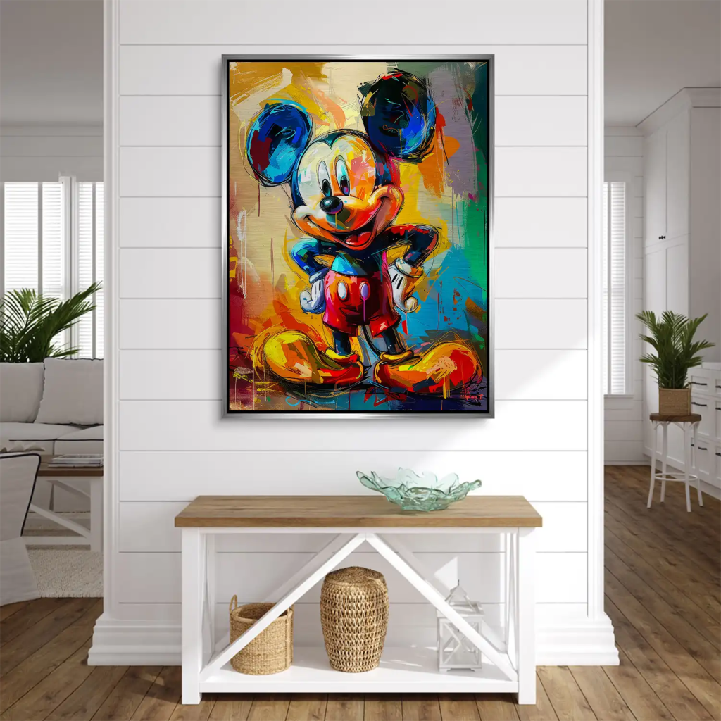 Micky Abstrakt Paint Aludibond Gebürstet INGALERIE