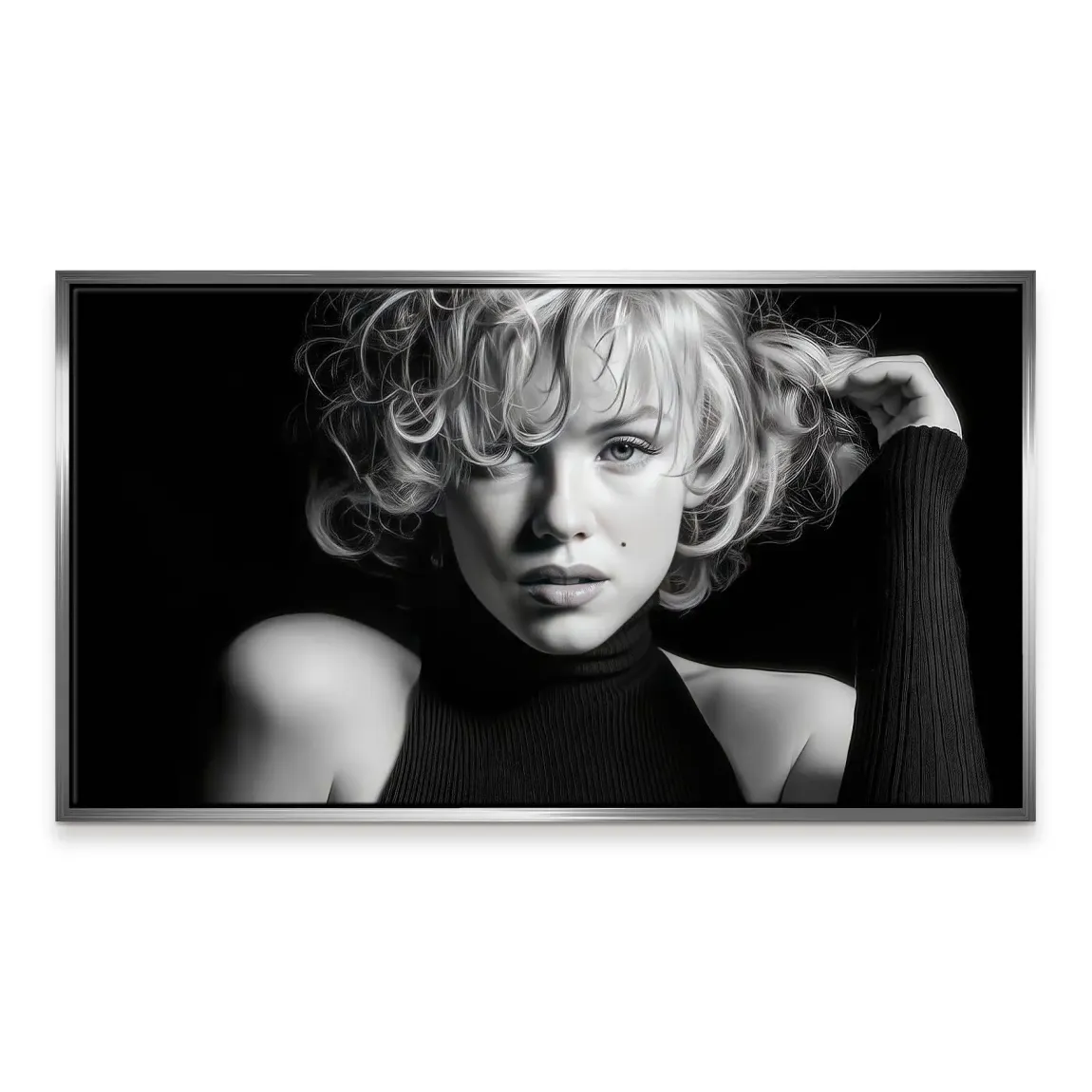 Marilyn Monroe Velvet Icon Leinwand Bild