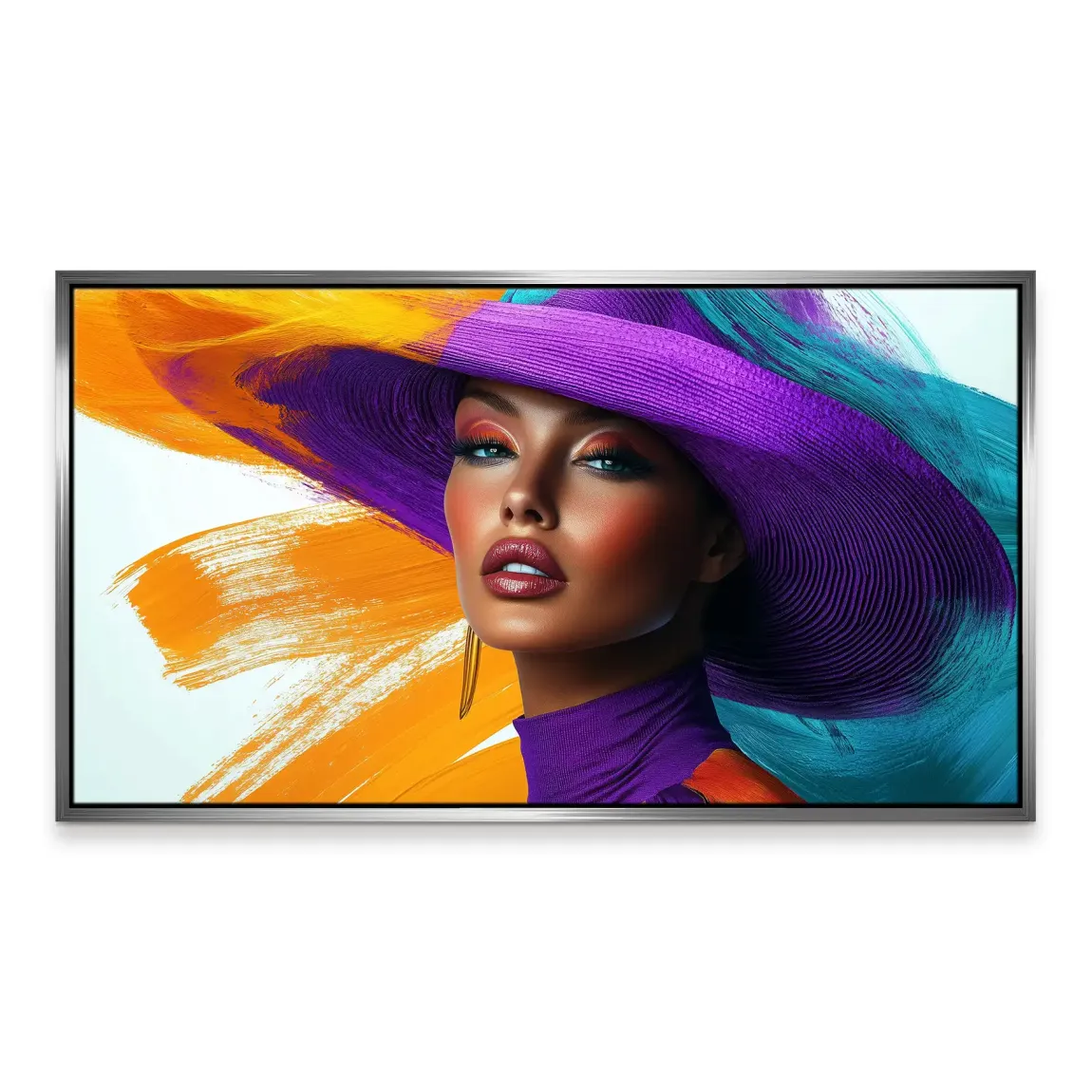Vivid Fashion Color Art Leinwand Bild