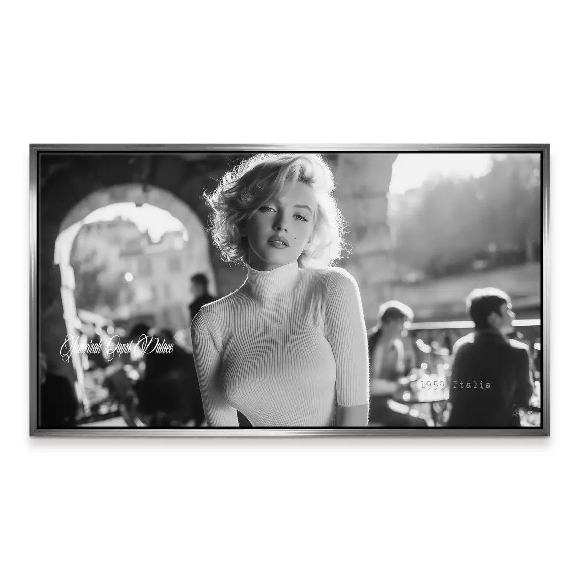 Marilyn Monroe Italia Leinwand Bild