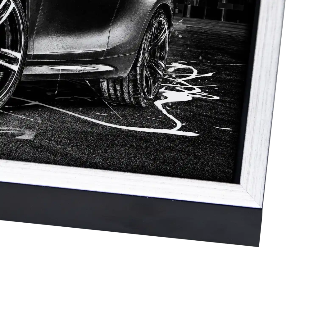 BMW M2 Black Style Leinwand Bild INGALERIE