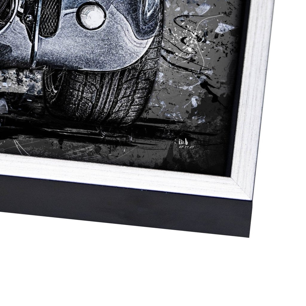 AC Cobra Abstrakt Blue Leinwand Bild INGALERIE