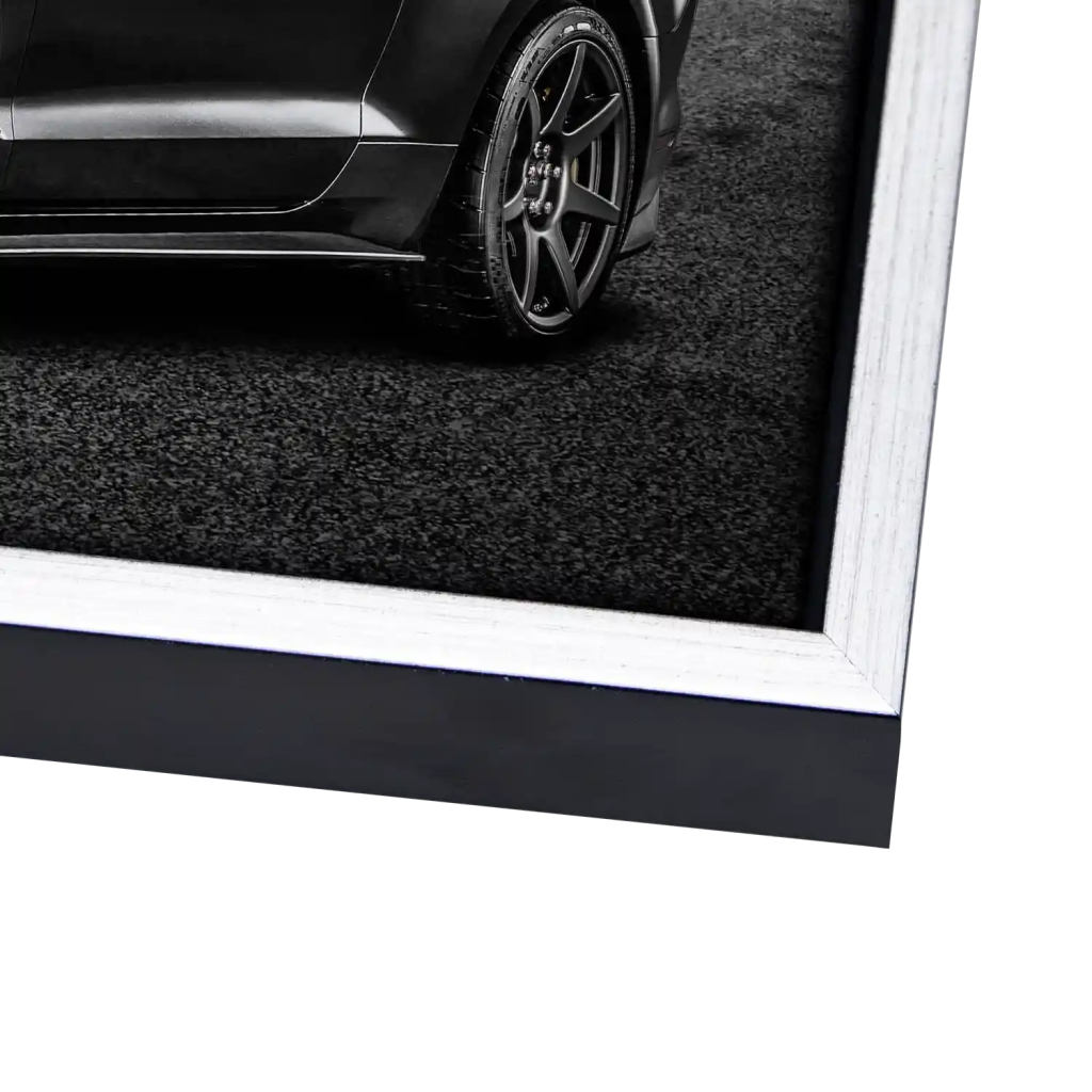 Ford Mustang Black City Leinwand Bild INGALERIE