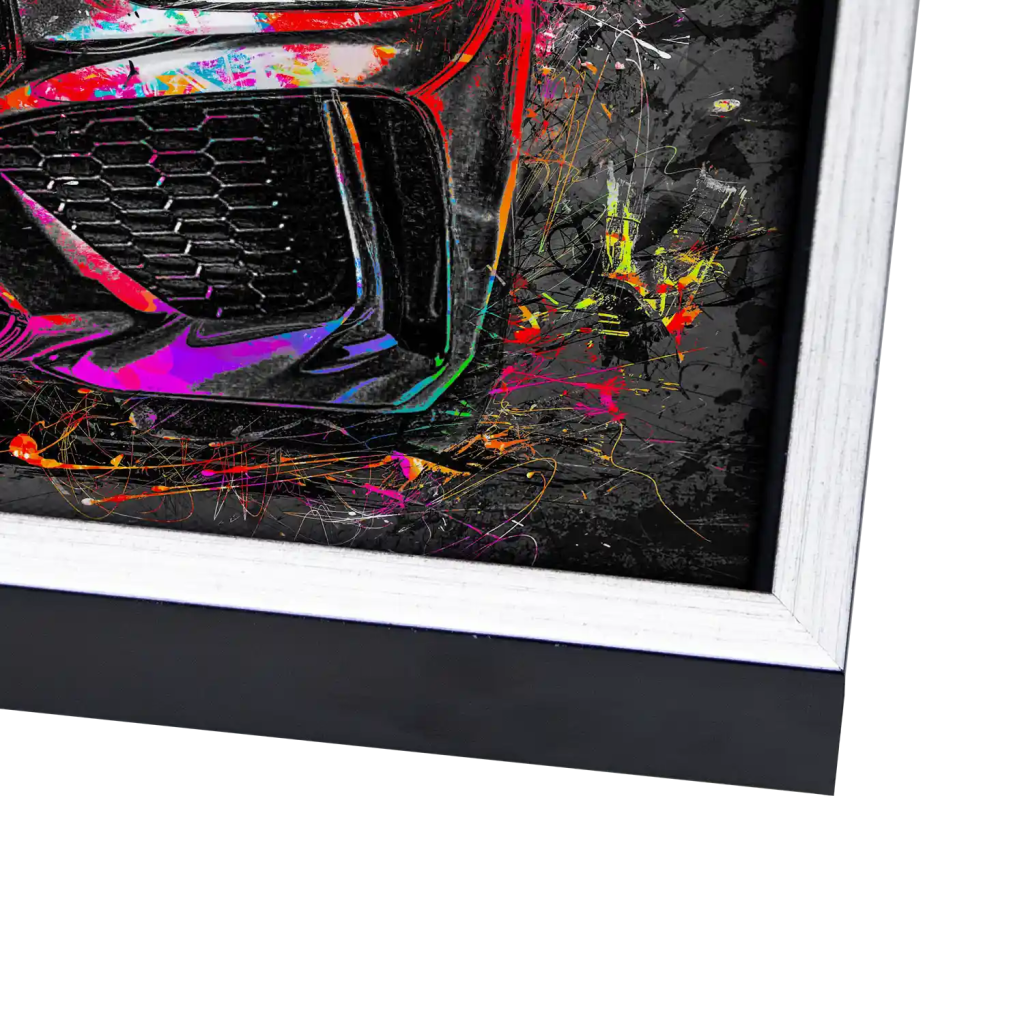 BMW M4 Pop Art Style Leinwand Bild INGALERIE
