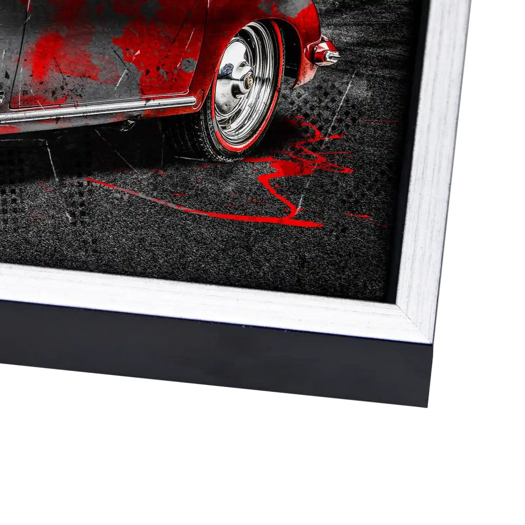 Porsche 356 Abstrakt Leinwand Bild INGALERIE