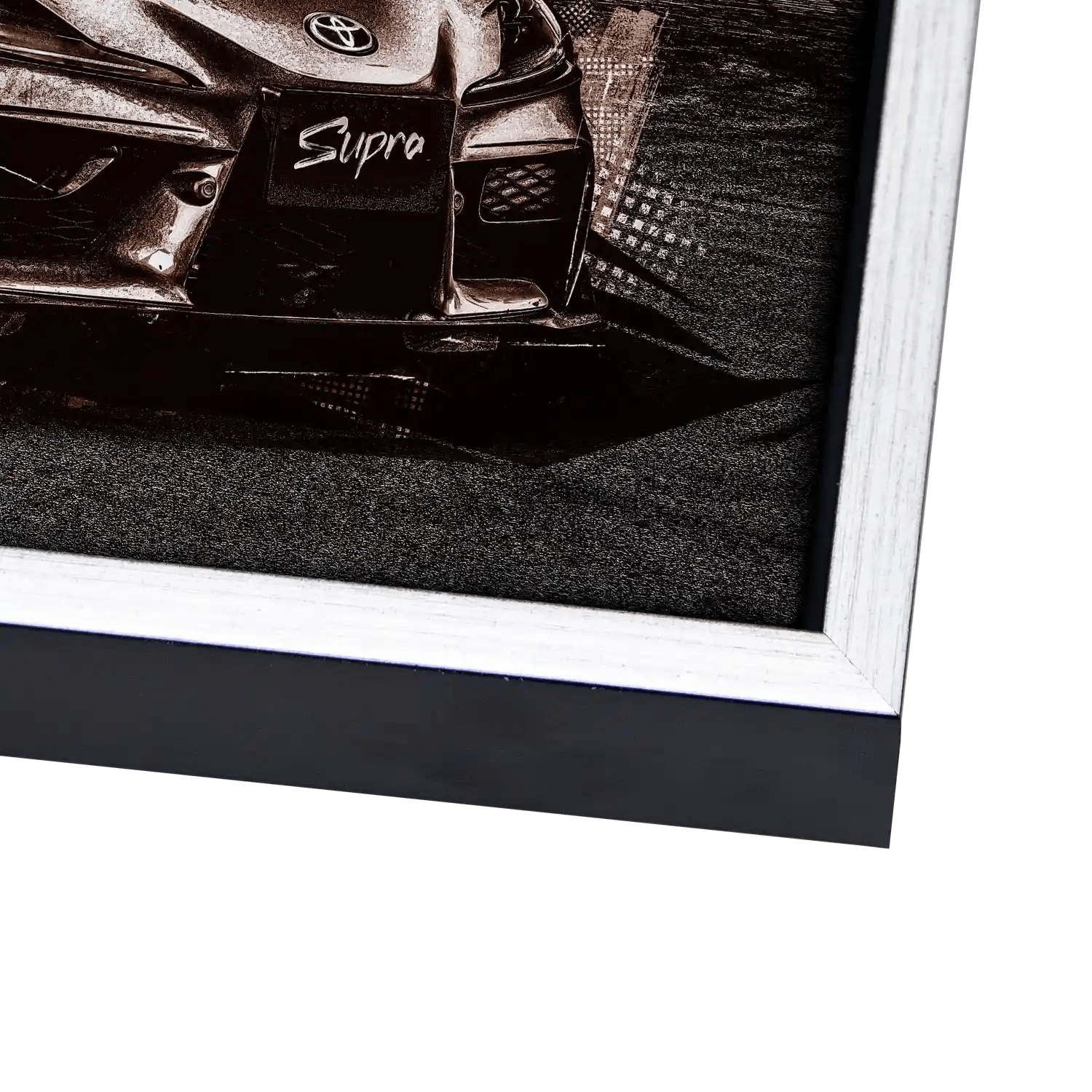 Toyota Supra City Style Leinwand Bild INGALERiE