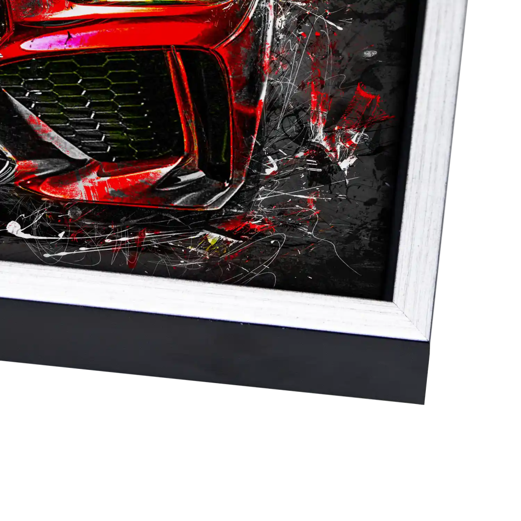 BMW M4 Abstrakt Style Leinwand Bild INGALERIE