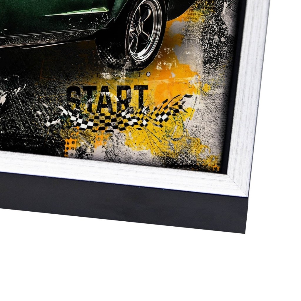 Ford Mustang Bullitt Pop Art Leinwand Bild INGALERIE