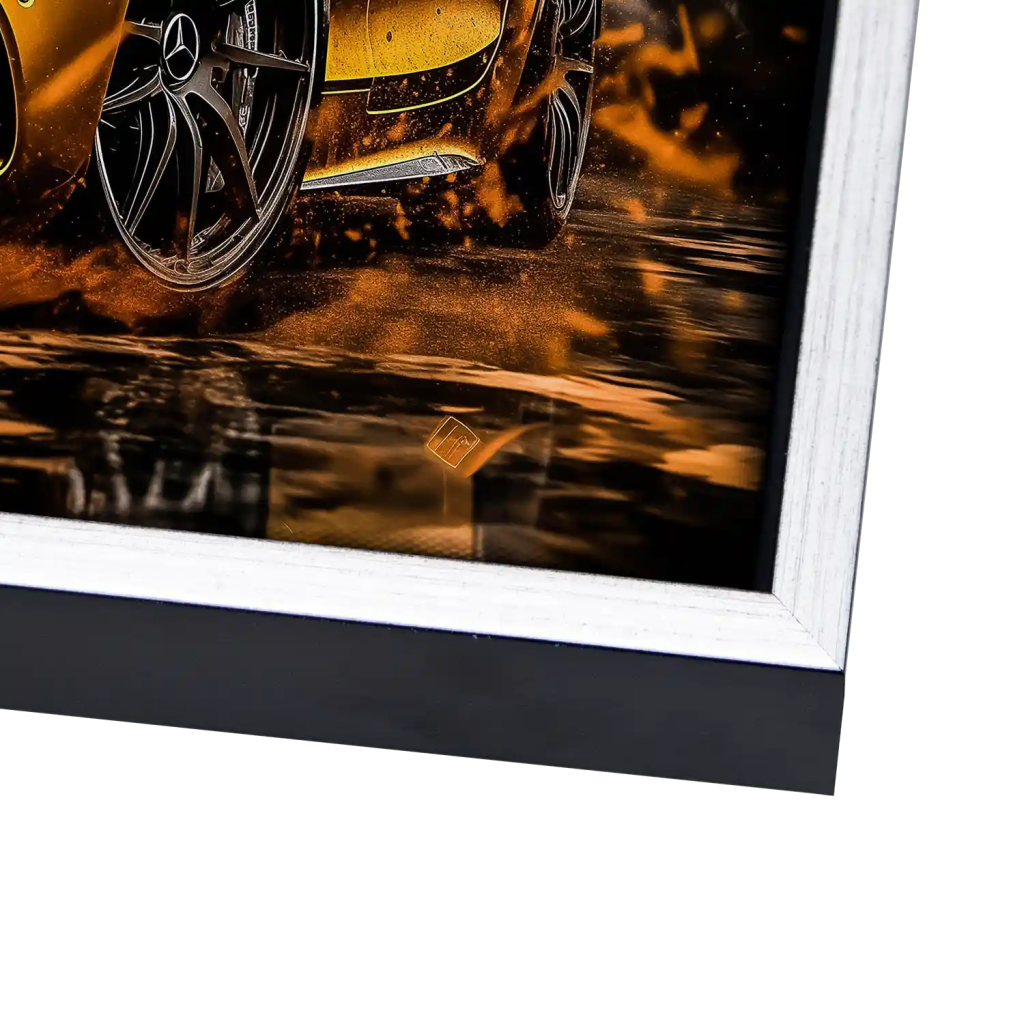 Mercedes AMG GT Modern Style Leinwand Bild INGALERIE