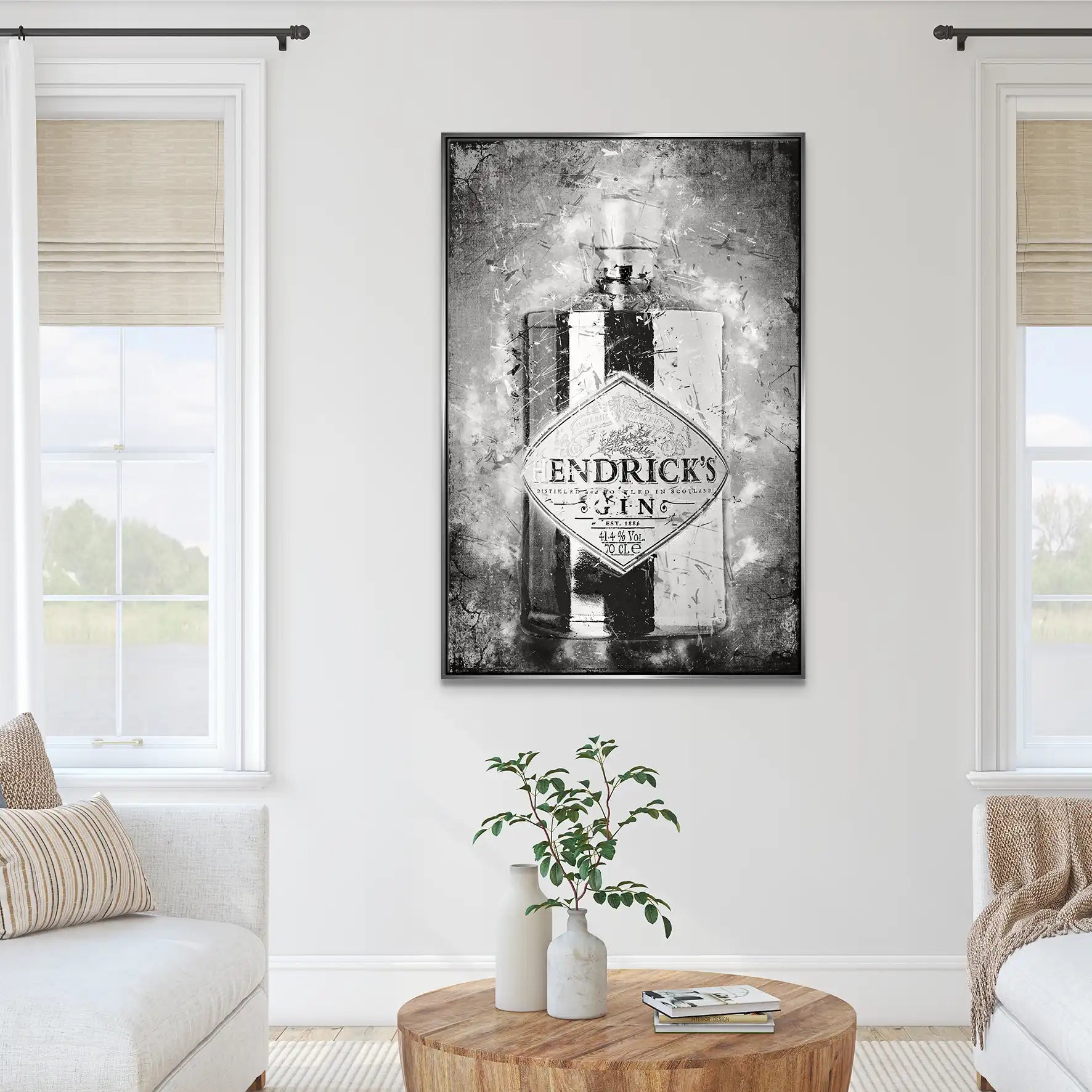 Gin Abstrakt Leinwand Bild INGALERIE