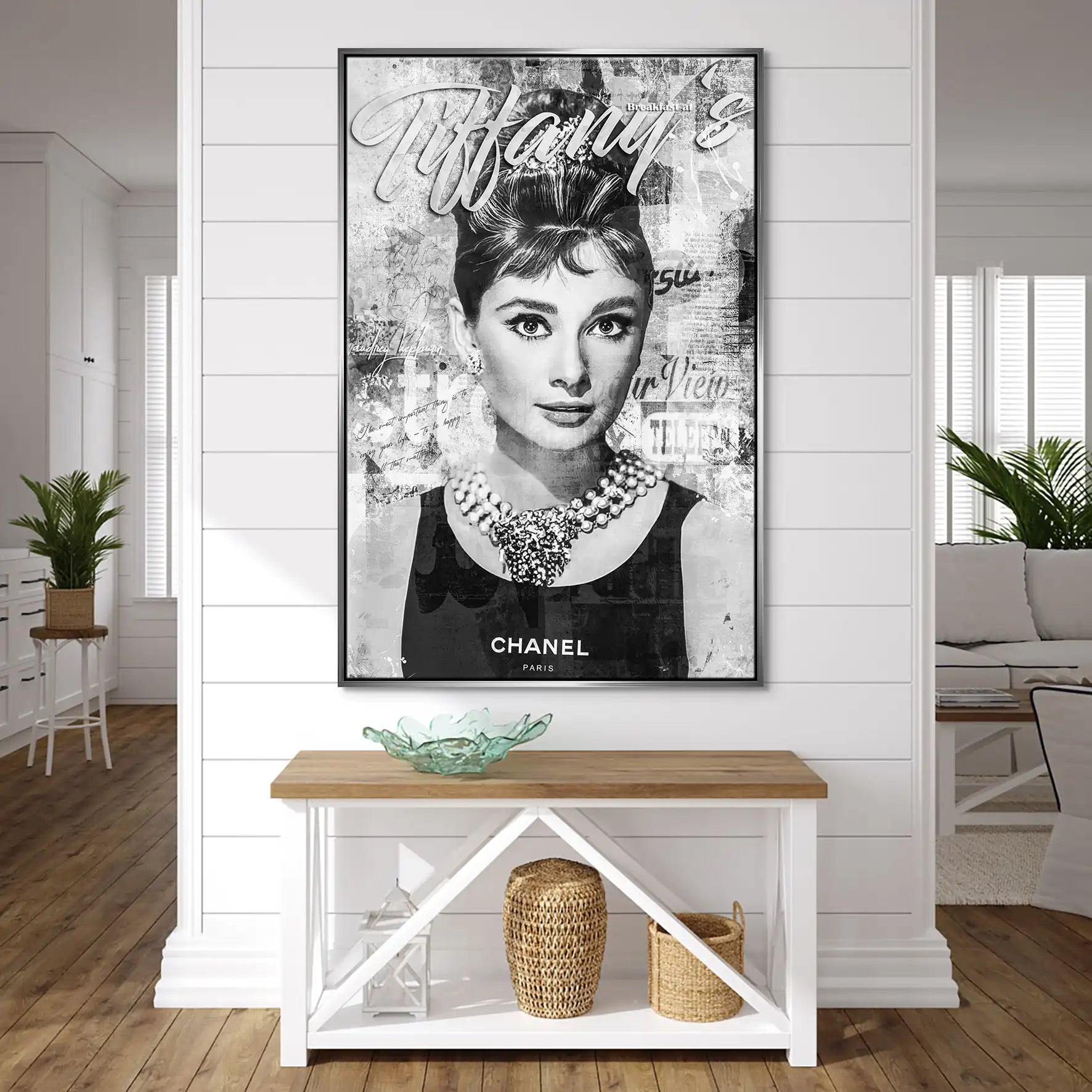 Audrey Tiffany Black Art Leinwand Bild INGALERIE