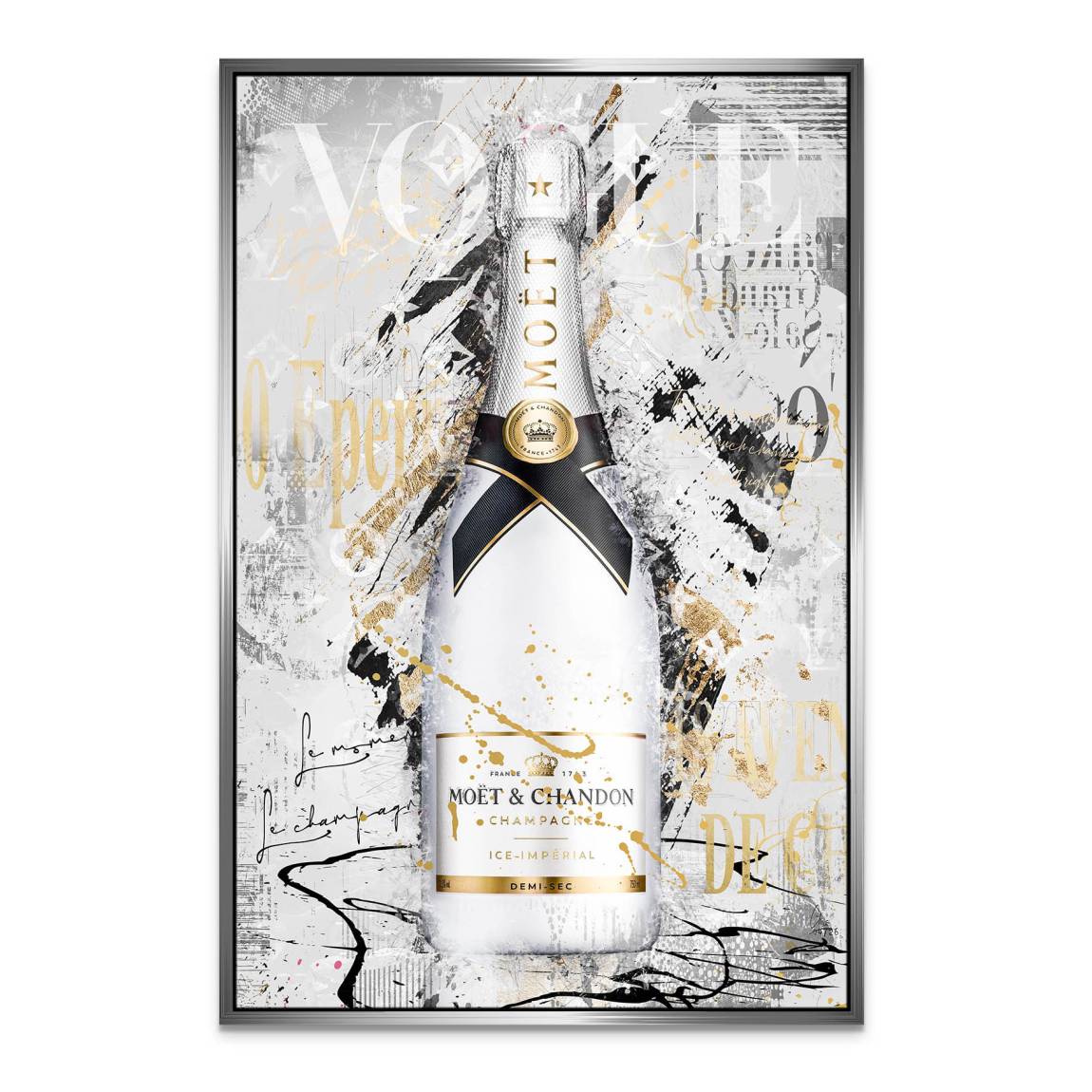 Champagner Prestige Leinwand Bild