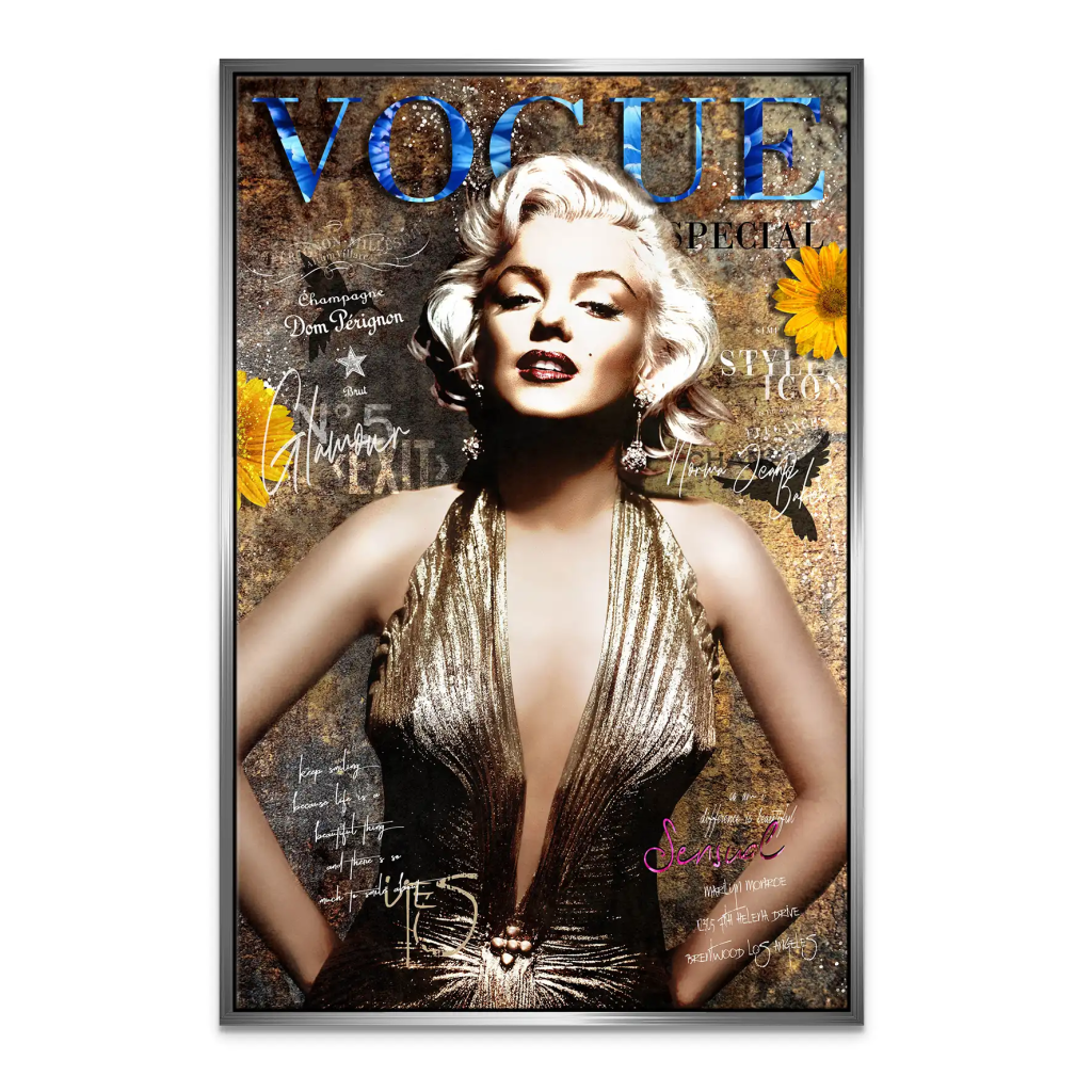 Marilyn Sensual Leinwand Bild INGALERIE