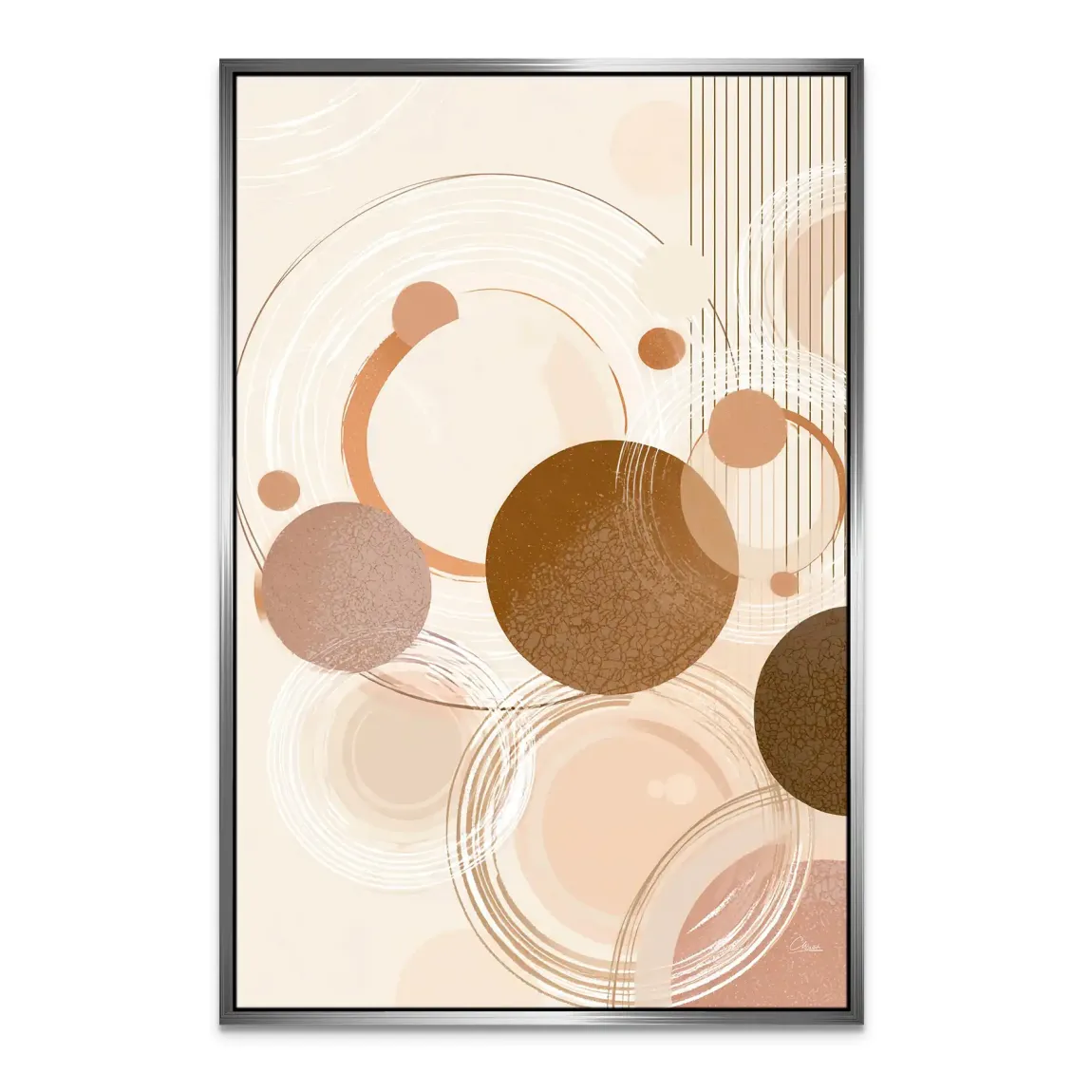 Circles of Timeless Leinwand Bild INGALERIE