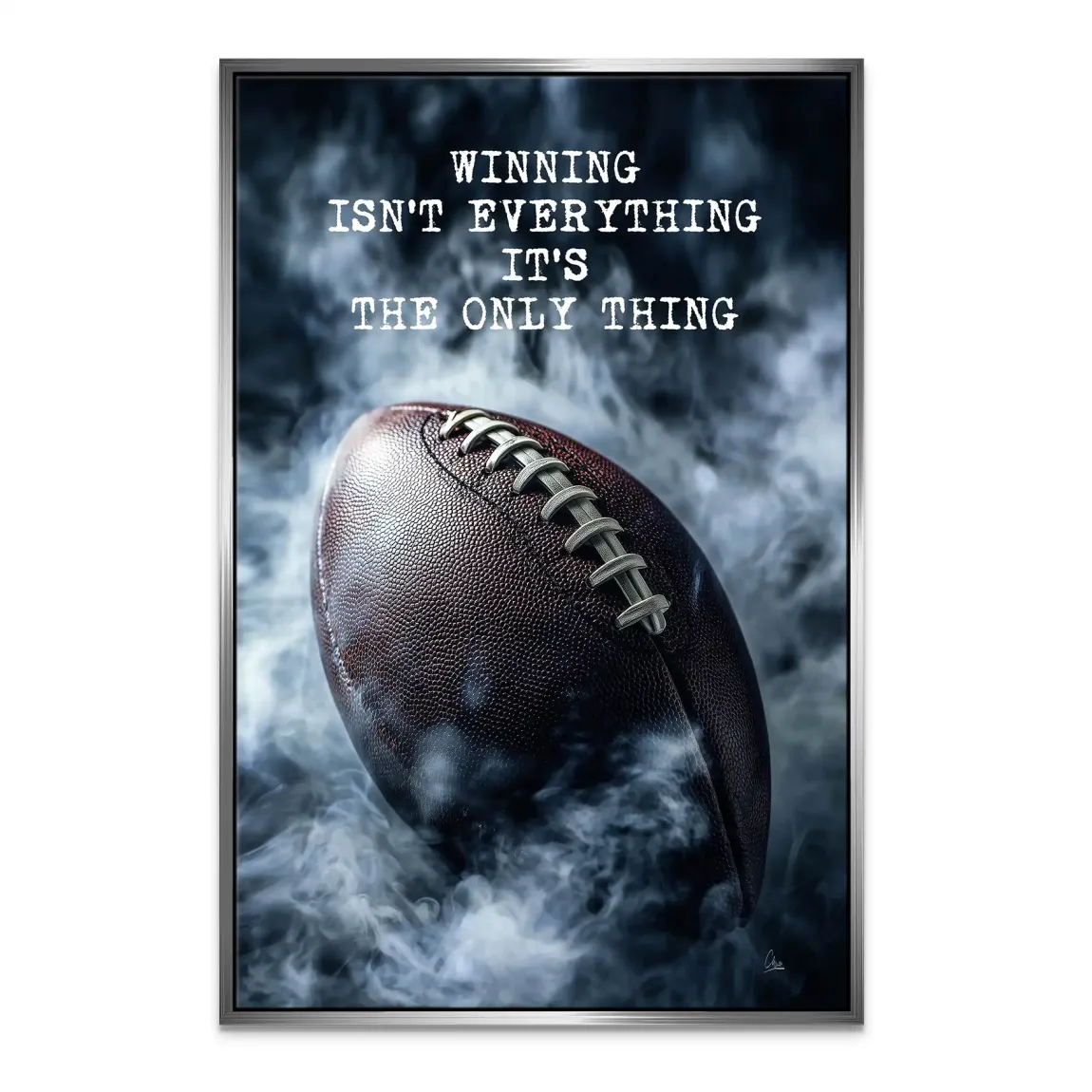 Winning Mindset Leinwand Bild