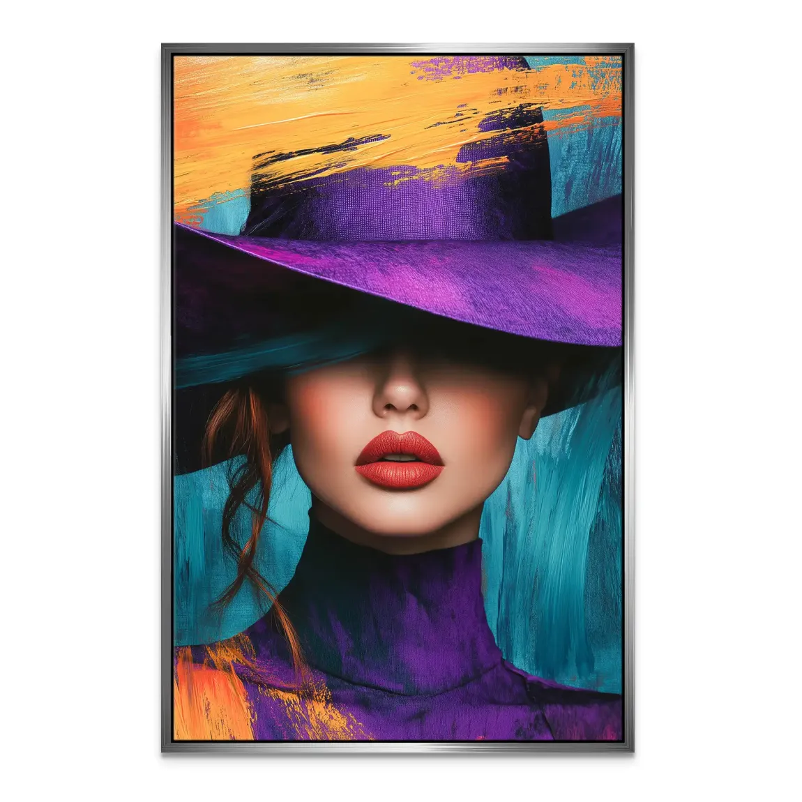 Queen of Color Leinwand Bild INGALERIE