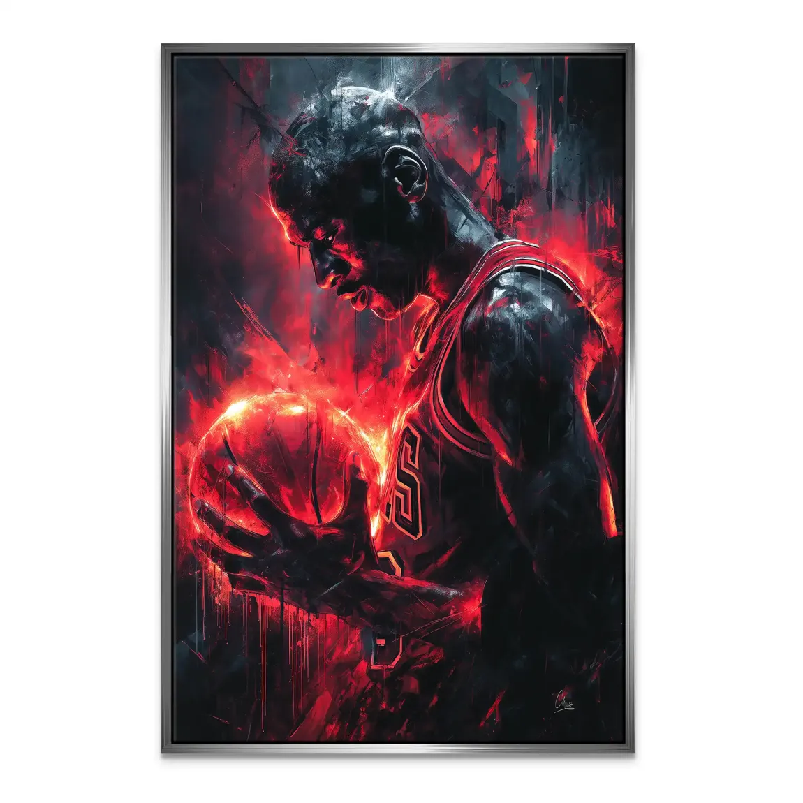 Heart of the Game Leinwand Bild