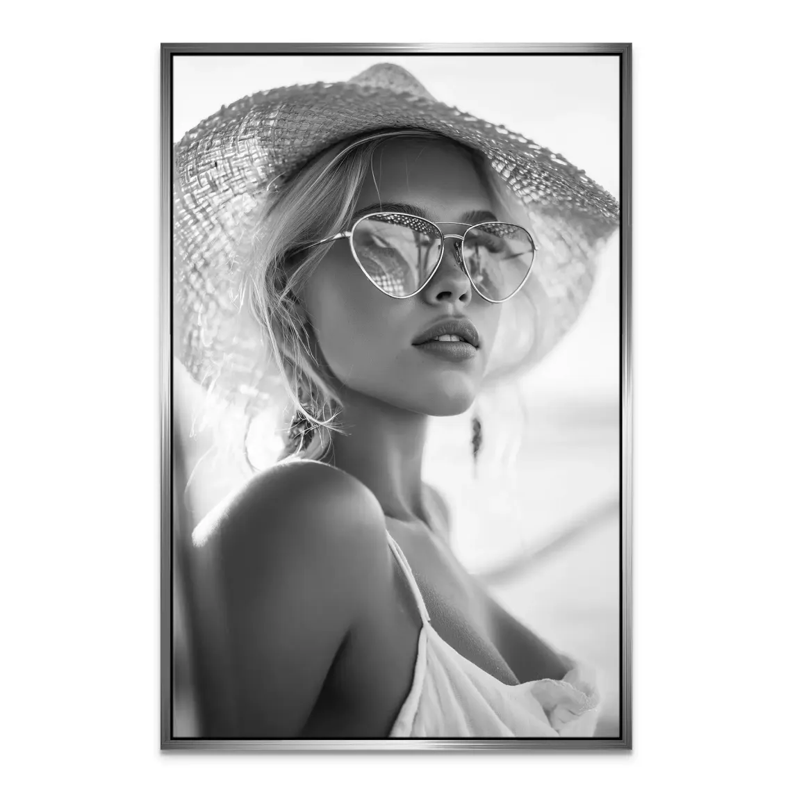 Summer Glam Noir Leinwand Bild