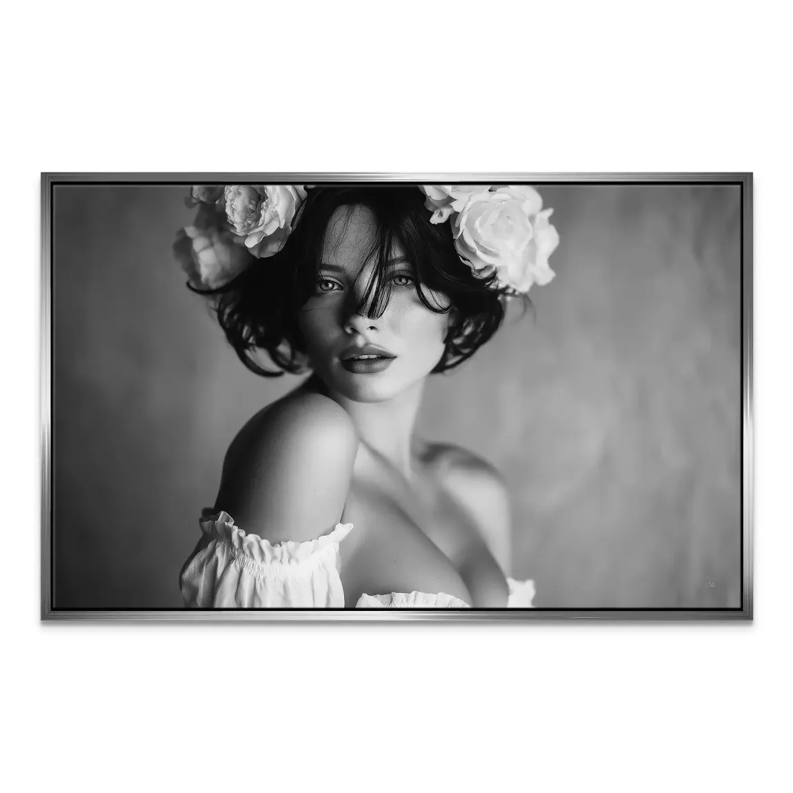 Whispered Roses Erotik Leinwand Bild