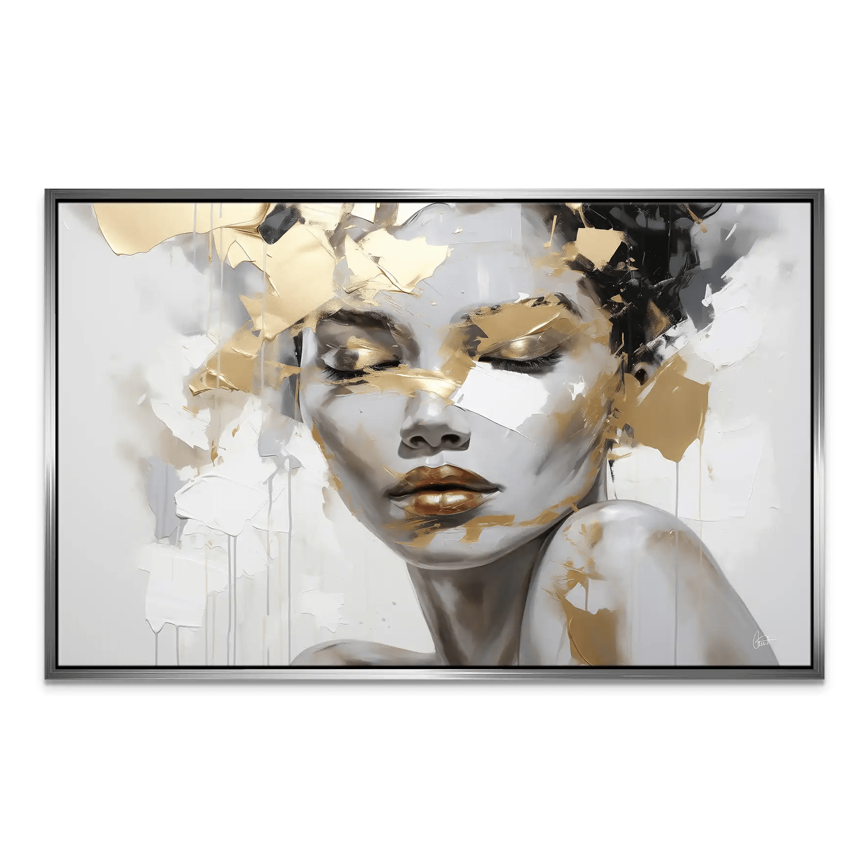 Golden Girl Nr.2 Leinwand Bild INGALERIE