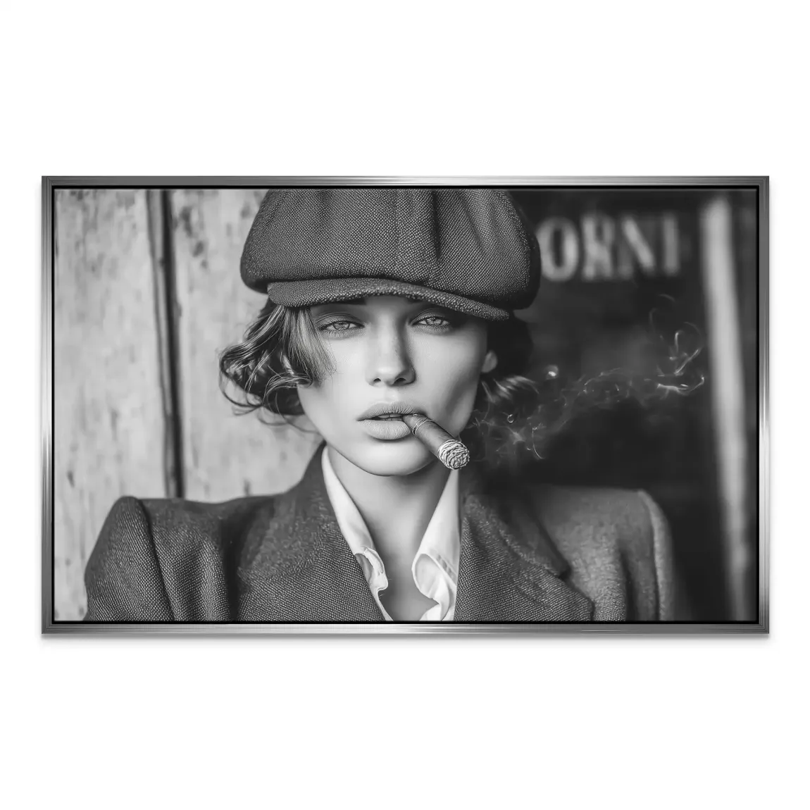 Zigarre und Stil Leinwand Bild