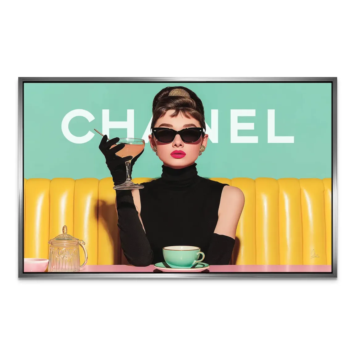 Audrey Hepburn de Luxe Leinwand Bild
