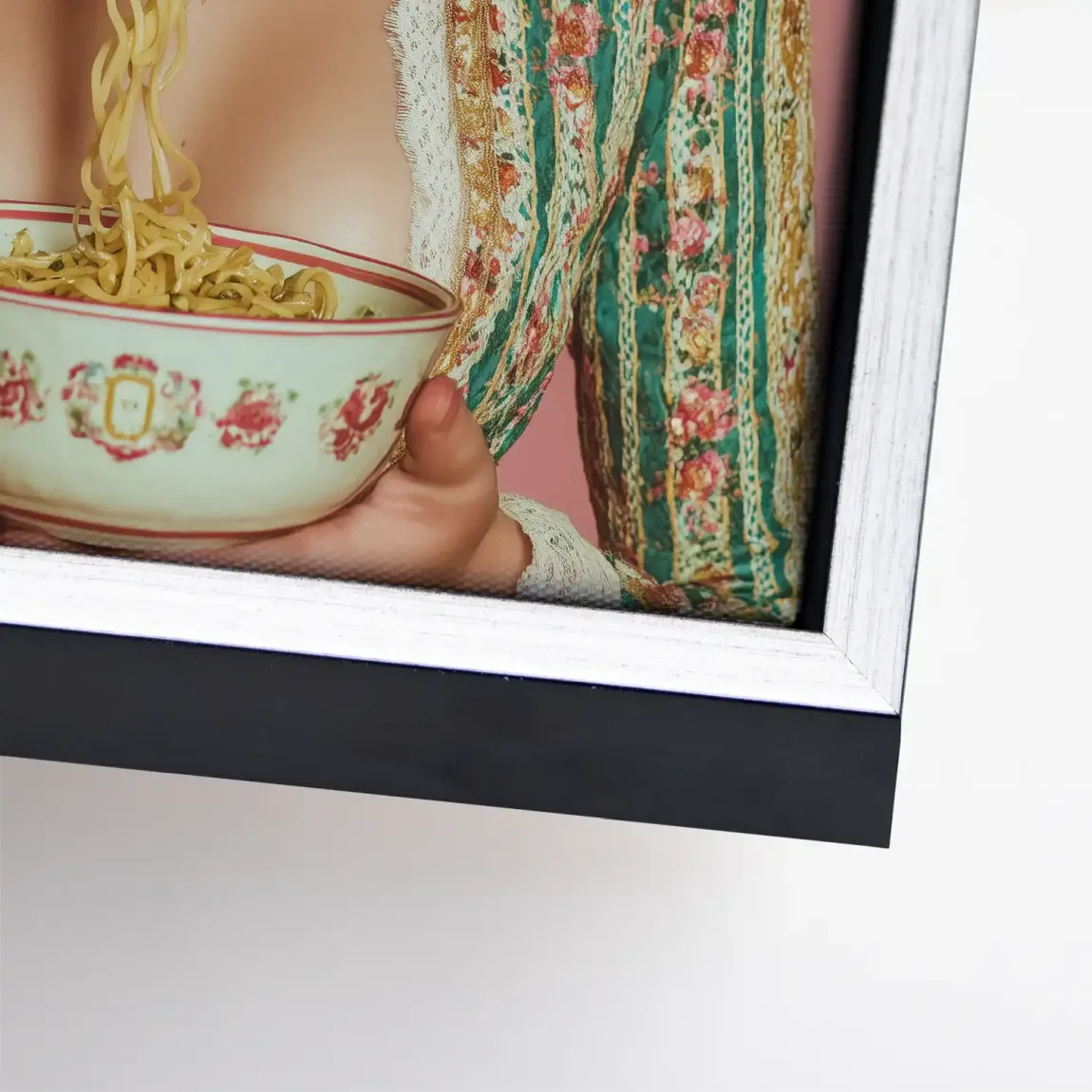 La Dolce Noodle Lady Leinwand Bild