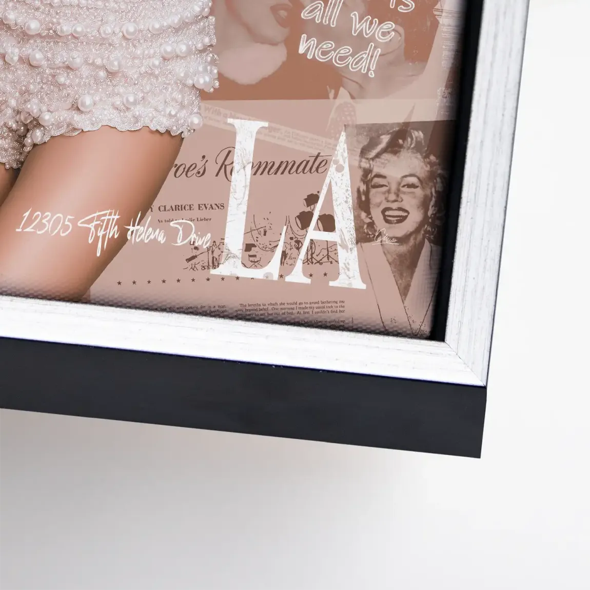 Hollywood Glam Marilyn Leinwand Bild