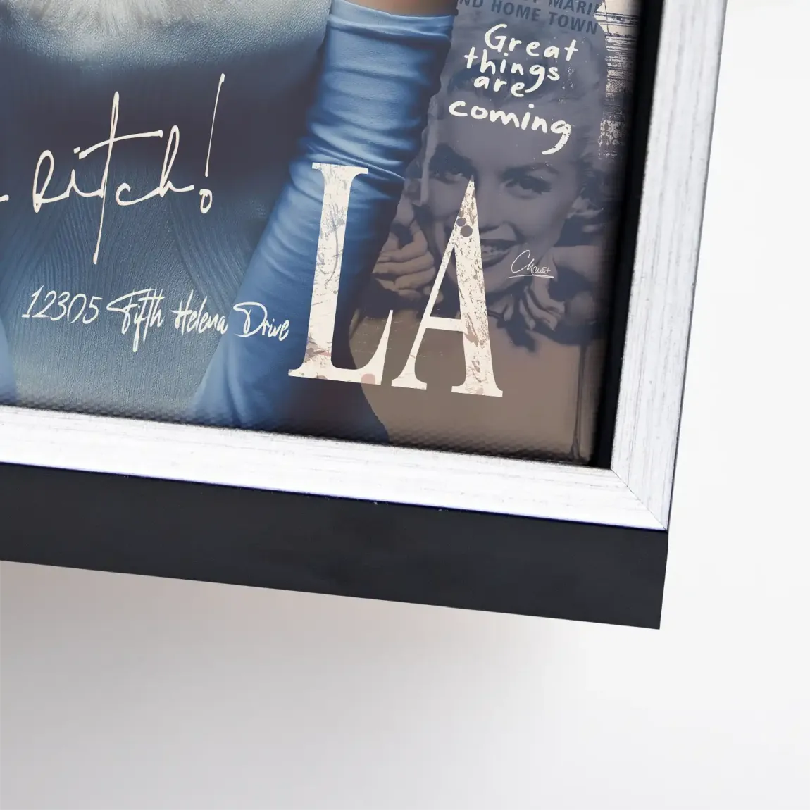 Marilyn Monroe Velvet Allure Leinwand Bild