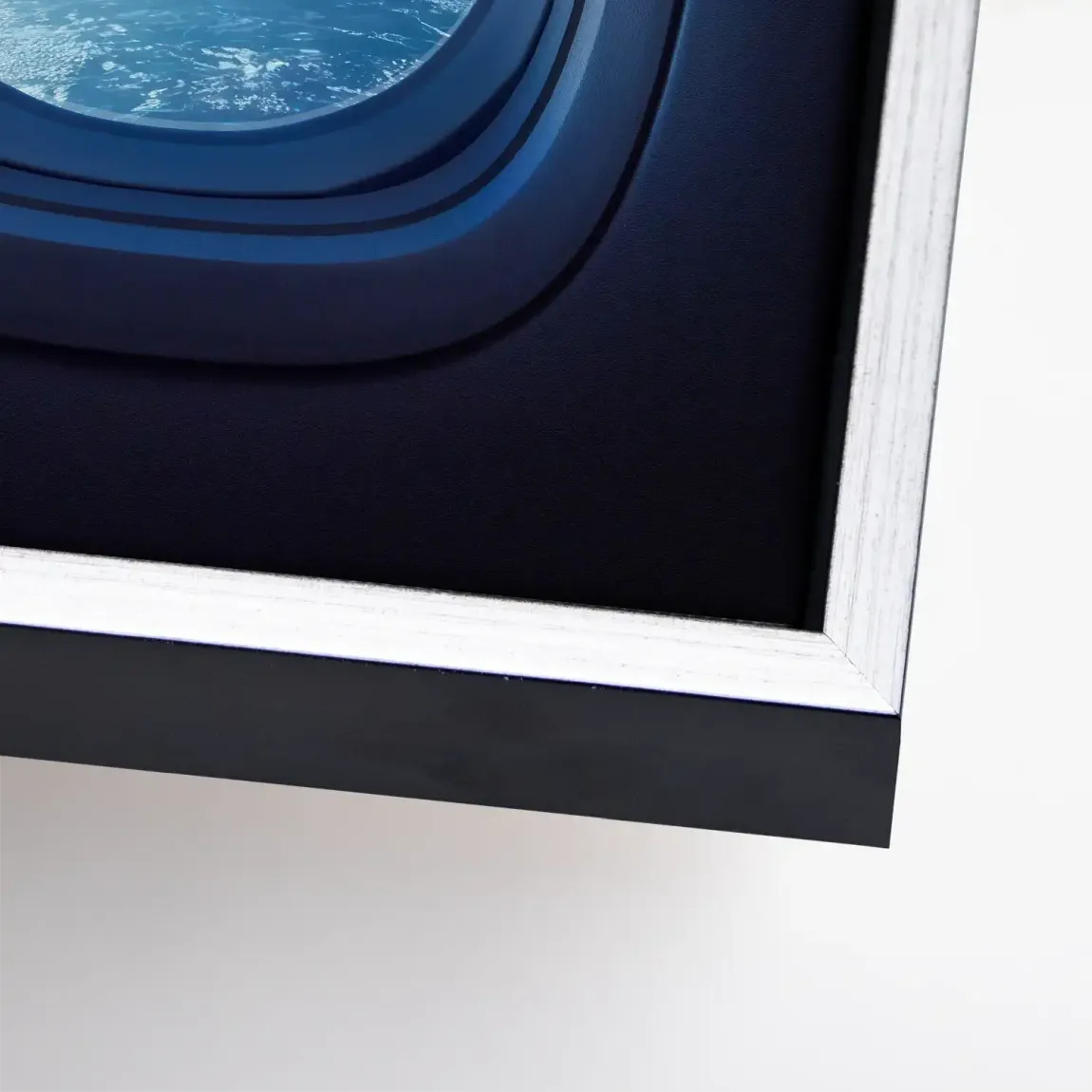 Flugzeugfenster Galaxie Leinwand Bild