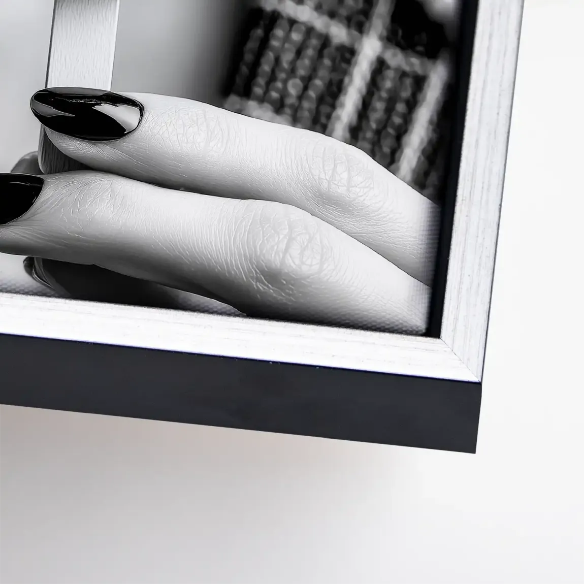 Noir Ice Couture Chanel Leinwand Bild