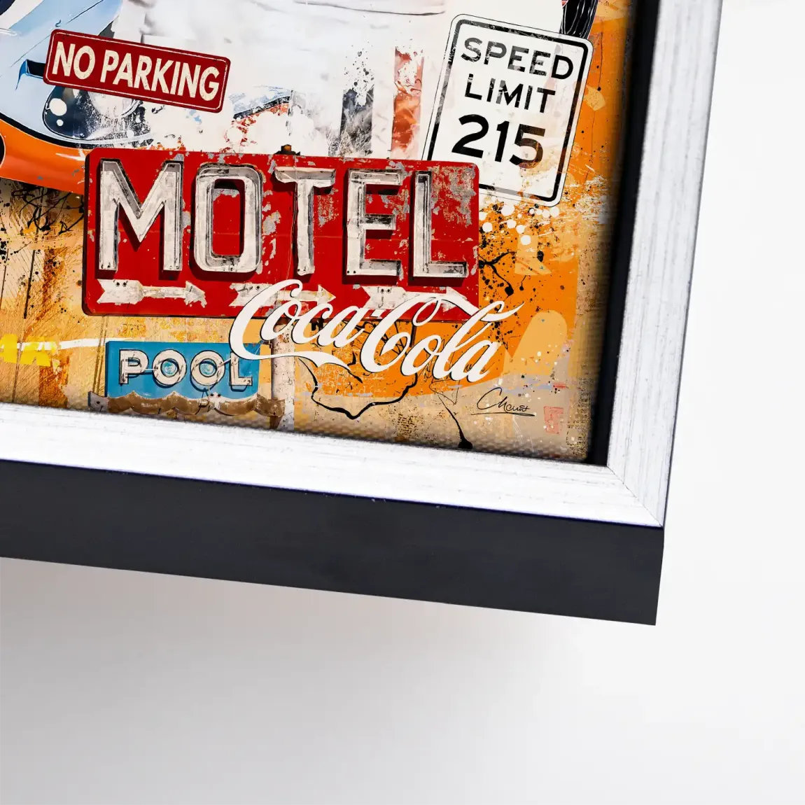 Steve McQueen Gasoline Spirit Leinwand Bild