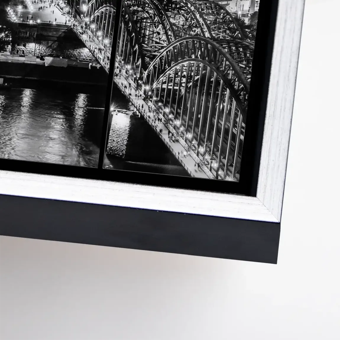 Köln Night Vision Leinwand Bild